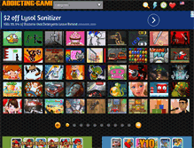 Tablet Screenshot of addicting-games.com